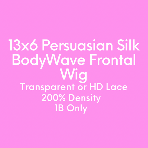 13x6 Frontal 1B Persuasian Silk Body Wave Wig (Transparent & HD)