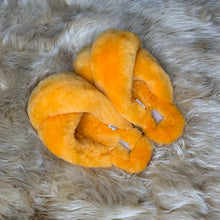 Nectar Orange Criss Cross Slippers